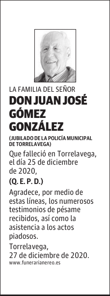 DON JUAN JOSÉ GÓMEZ GONZÁLEZ