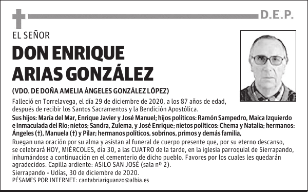 DON ENRIQUE ARIAS GONZÁLEZ