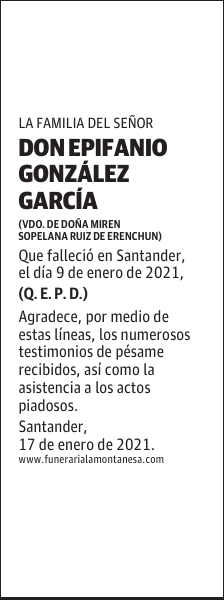 DON EPIFANIO GONZÁLEZ GARCÍA
