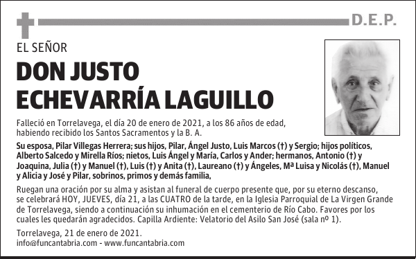 Don Justo Echevarría Laguillo