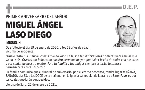 MIGUEL ÁNGEL LASO DIEGO