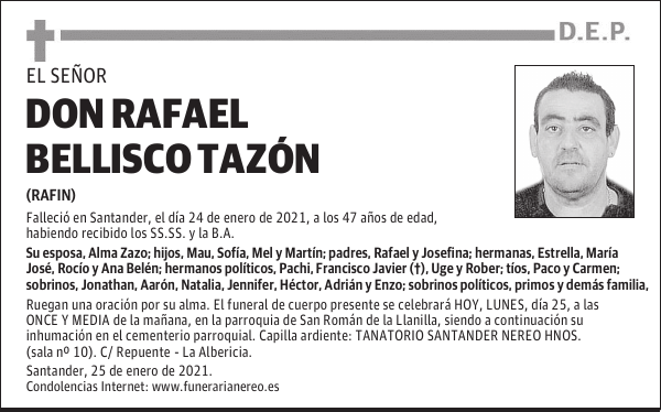DON RAFAEL BELLISCO TAZÓN