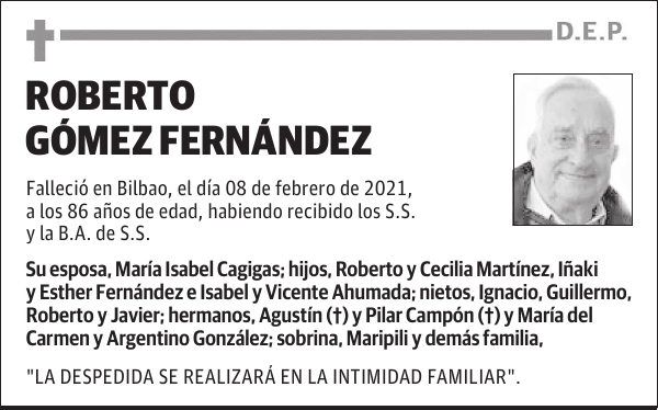 ROBERTO GÓMEZ FERNÁNDEZ