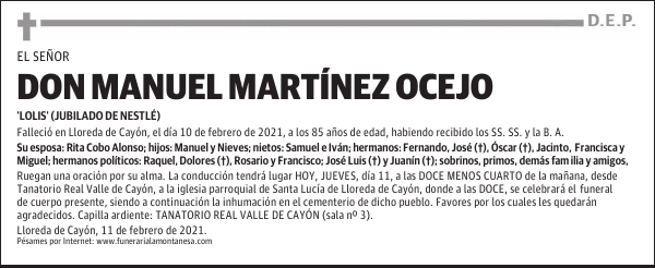 DON MANUEL MARTÍNEZ OCEJO