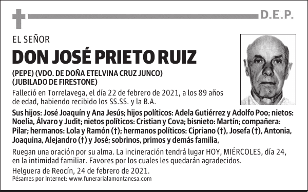 DON JOSÉ PRIETO RUIZ