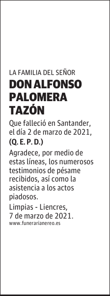 DON ALFONSO PALOMERA TAZÓN