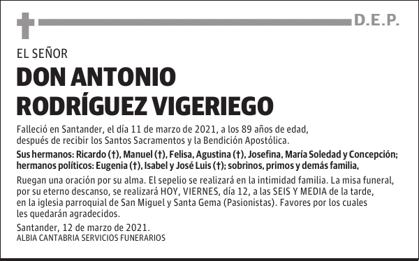 DON ANTONIO RODRÍGUEZ VIGERIEGO