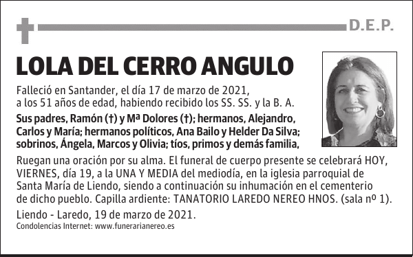LOLA DEL CERRO ANGULO