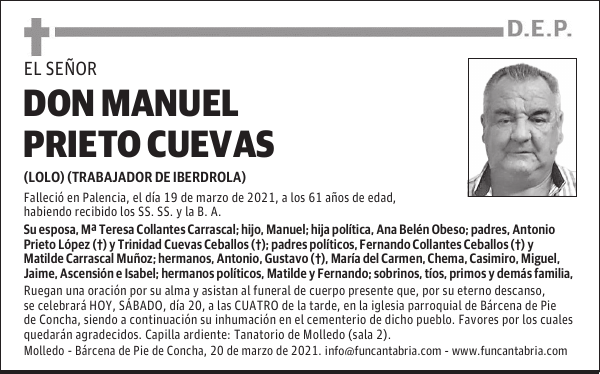 DON MANUEL PRIETO CUEVAS