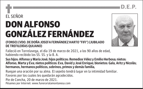 DON ALFONSO GONZÁLEZ FERNÁNDEZ