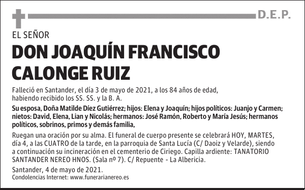 DON JOAQUÍN FRANCISCO CALONGE RUÍZ