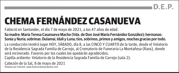 CHEMA FERNÁNDEZ CASANUEVA