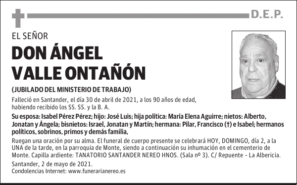 DON ÁNGEL VALLE ONTAÑÓN