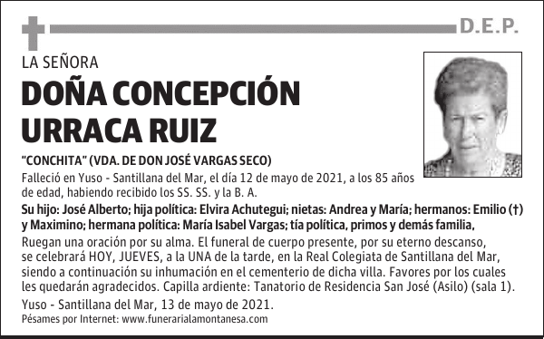 DOÑA CONCEPCIÓN URRACA RUIZ