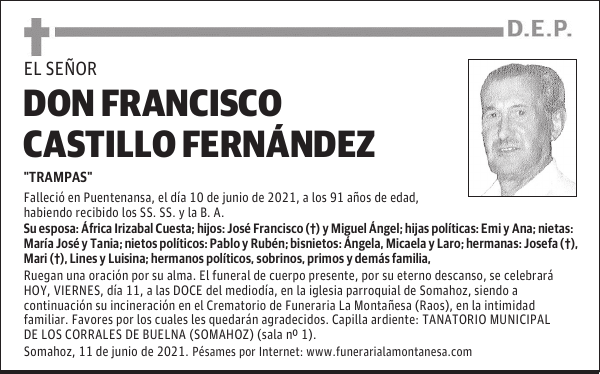 DON FRANCISCO CASTILLO FERNÁNDEZ