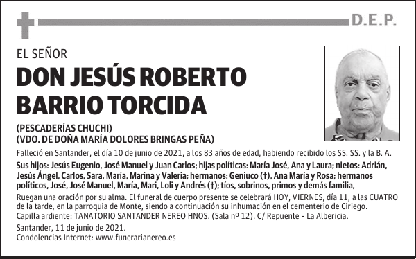 DON JESÚS ROBERTO BARRIO TORCIDA
