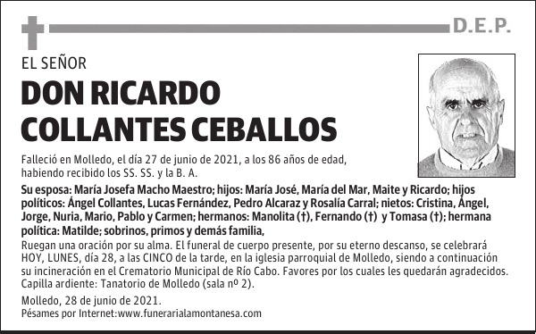 DON RICARDO COLLANTES CEBALLOS