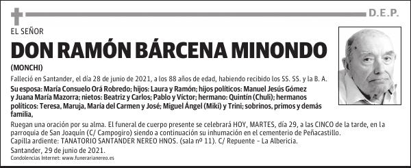 DON RAMÓN BÁRCENA MINONDO