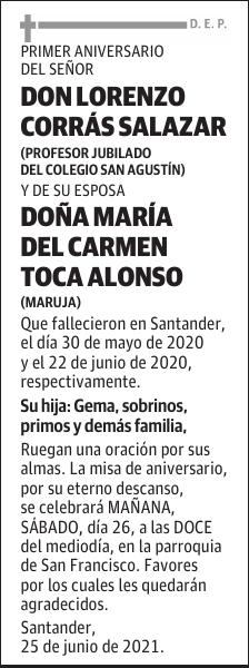 DON LORENZO CORRÁS SALAZAR