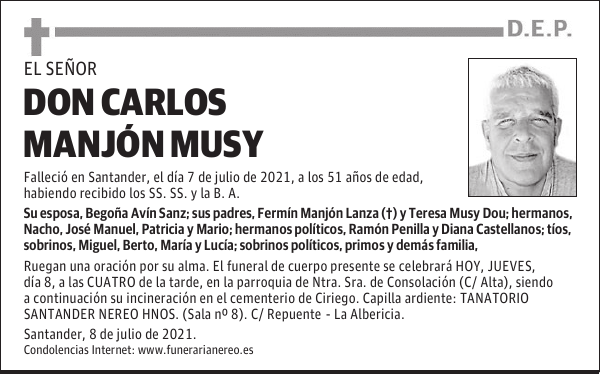 DON CARLOS MANJÓN MUSY