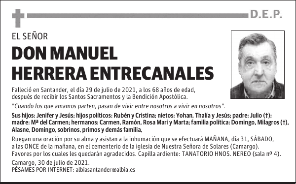 DON MANUEL HERRERA ENTRECANALES