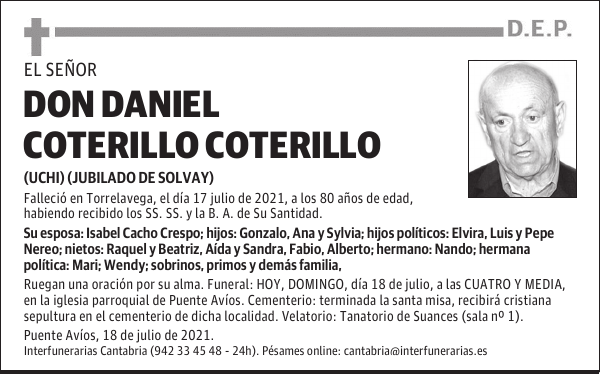 DON DANIEL COTERILLO COTERILLO