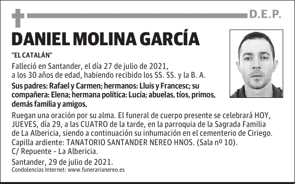 DANIEL MOLINA GARCÍA