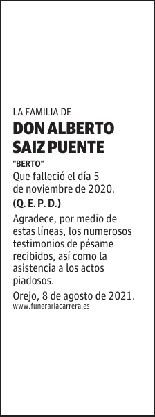 DON ALBERTO SAIZ PUENTE