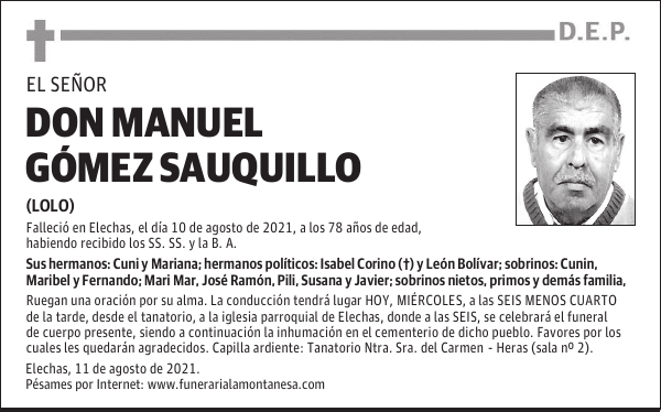 DON MANUEL GÓMEZ SAUQUILLO