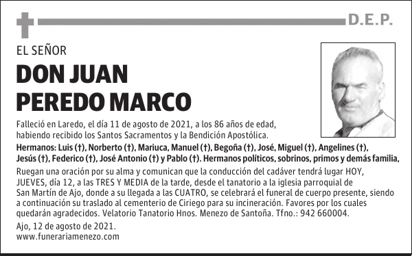 DON JUAN PEREDO MARCO