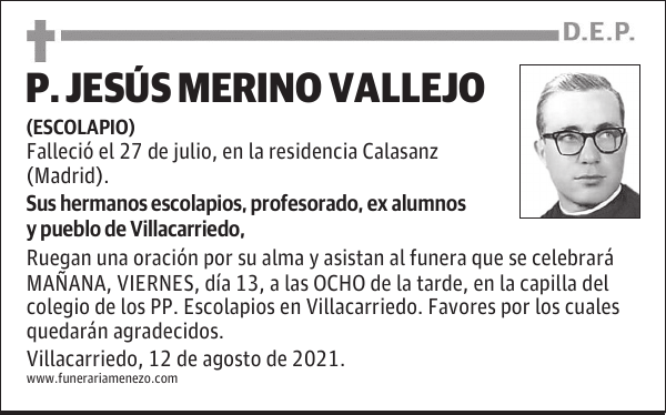 P. JESÚS MERINO VALLEJO