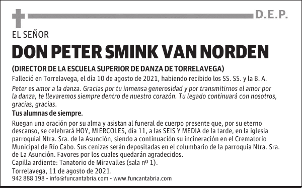 DON PETER SMINK VAN NORDEN