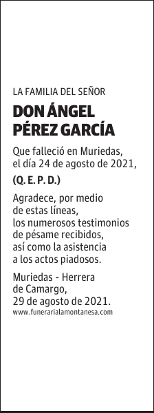 DON ÁNGEL PÉREZ GARCÍA