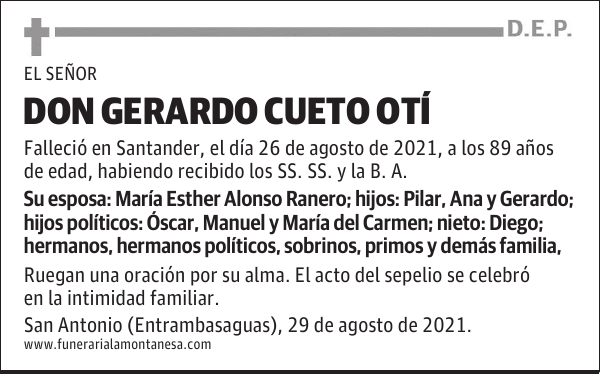 DON GERARDO CUETO OTÍ