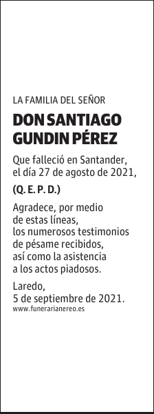 DON SANTIAGO GUNDIN PÉREZ