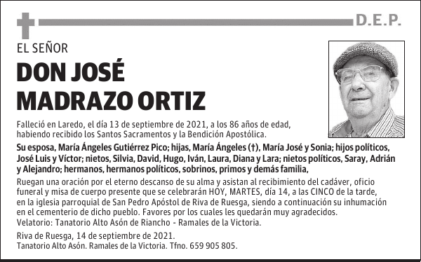 DON JOSÉ MADRAZO ORTIZ
