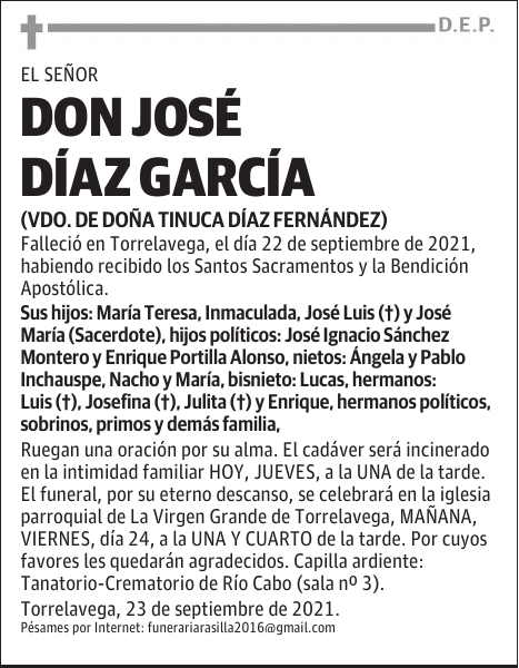 DON JOSÉ DÍAZ GARCÍA