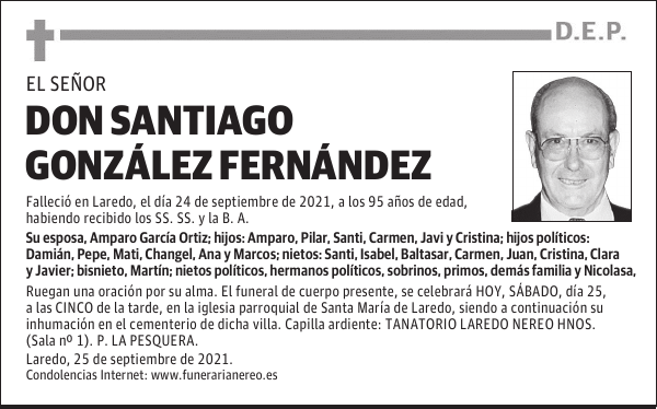 DON SANTIAGO GONZÁLEZ FERNÁNDEZ