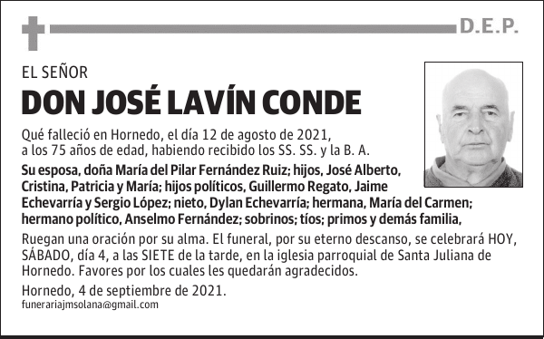 DON JOSÉ LAVÍN CONDE