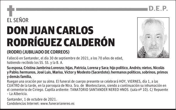 DON JUAN CARLOS RODRÍGUEZ CALDERÓN