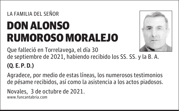 DON ALONSO RUMOROSO MORALEJO