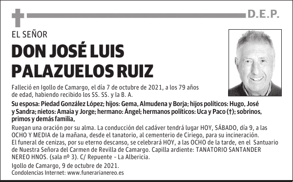 DON JOSÉ LUIS PALAZUELOS RUIZ