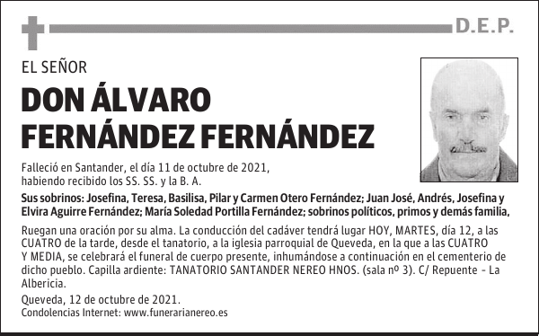 DON ÁLVARO FERNÁNDEZ FERNÁNDEZ