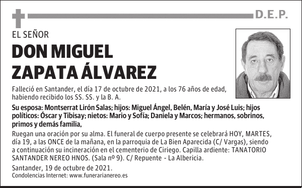 DON MIGUEL ZAPATA ÁLVAREZ