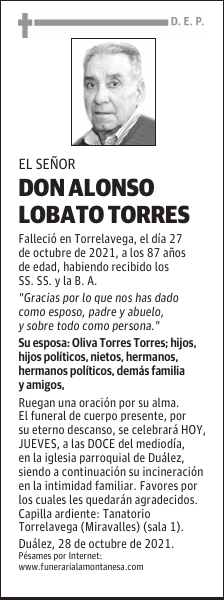 DON ALONSO LOBATO TORRES