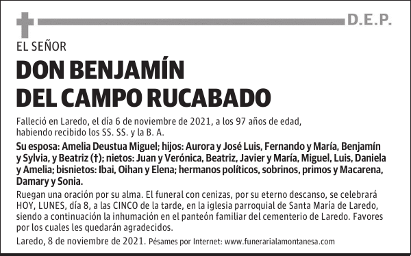 DON BENJAMÍN DEL CAMPO RUCABADO