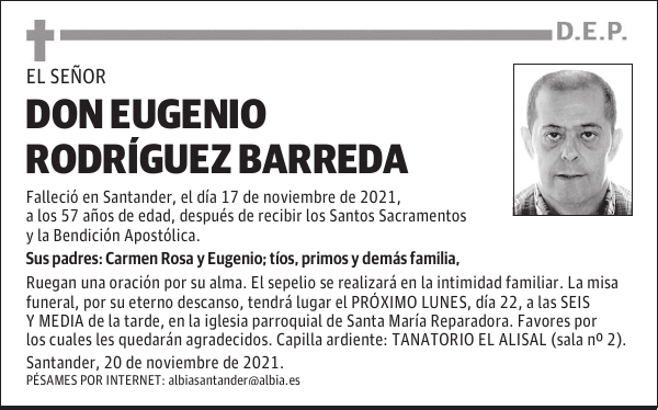 DON EUGENIO RODRÍGUEZ BARREDA