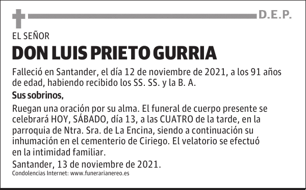 DON LUIS PRIETO GURRIA