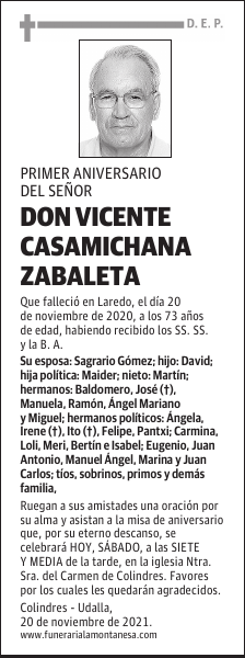 DON VICENTE CASAMICHANA ZABALETA