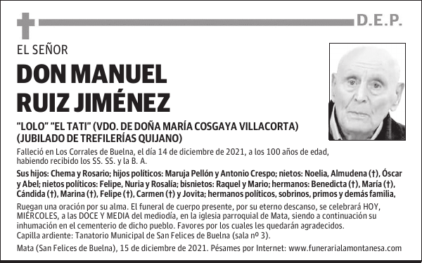 DON MANUEL RUIZ JIMÉNEZ